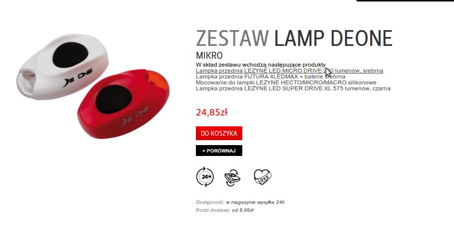 zestaw produktów marketing w AtomStore